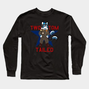 Two Tailed Tom - - Pilot Star - - Tagged Long Sleeve T-Shirt